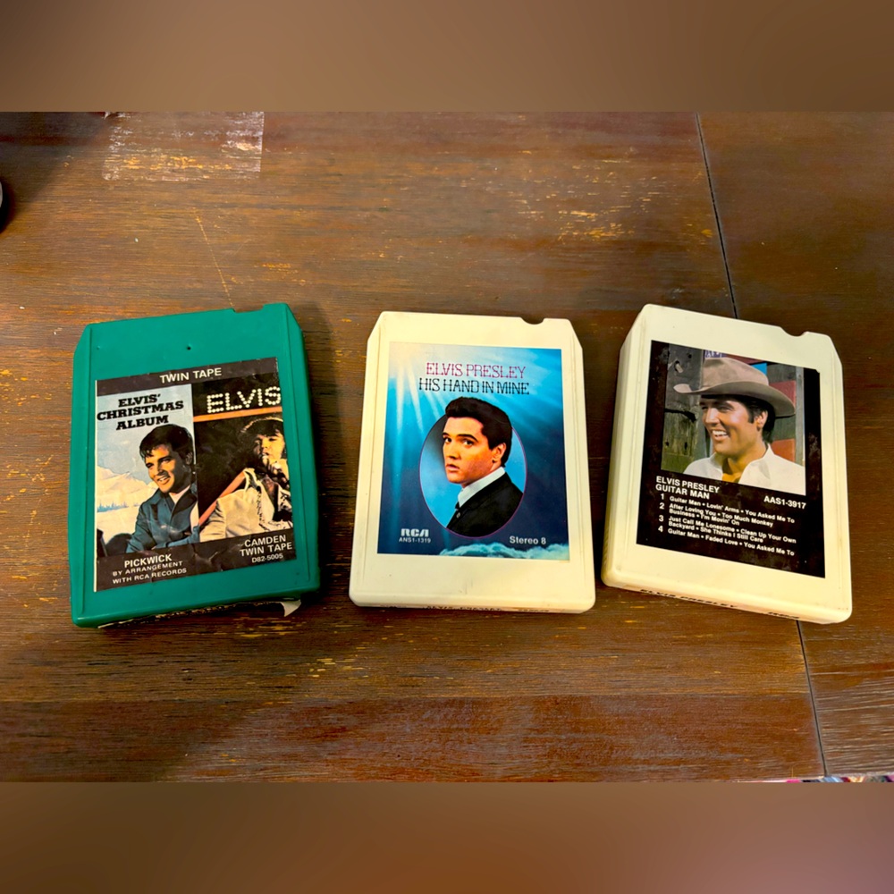 Elvis Presley 8-Track Bundle 🎶 Set of 3!
